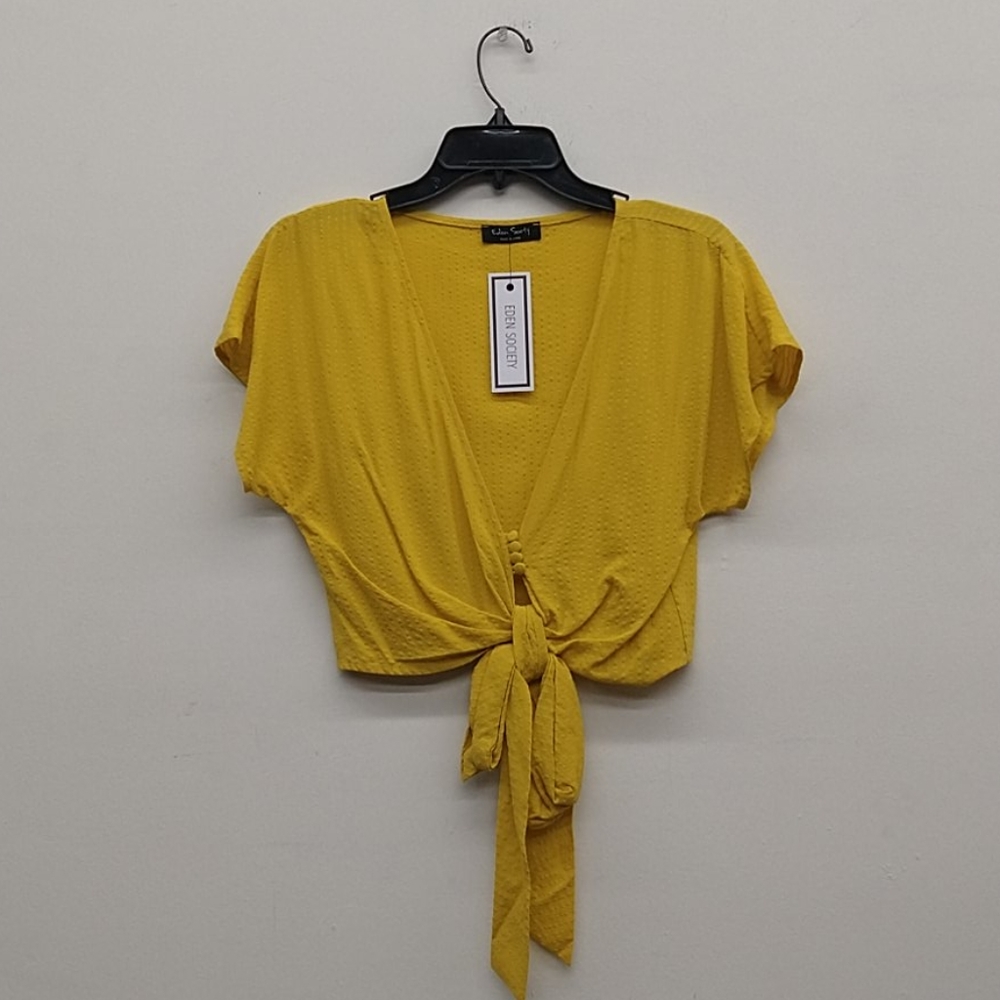 Eden Society Yellow Short Sleeve Tee
